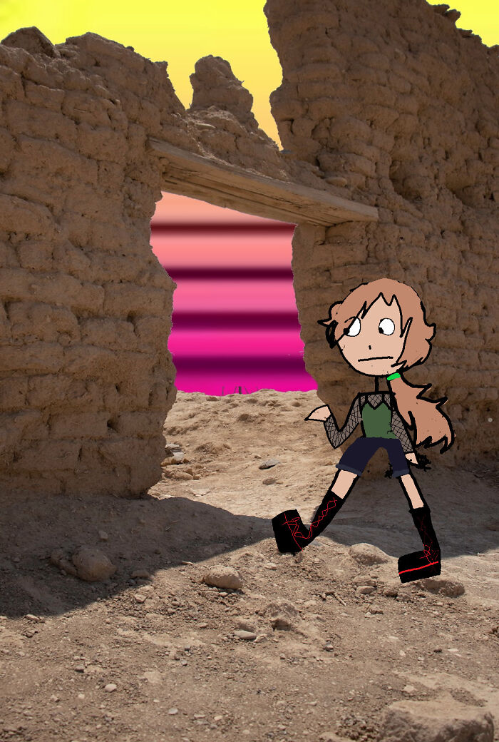 Iris Getting Sucked Into Them Frontier Be Like: (Also Yes I Used Paint 3D Dont Come After Me)