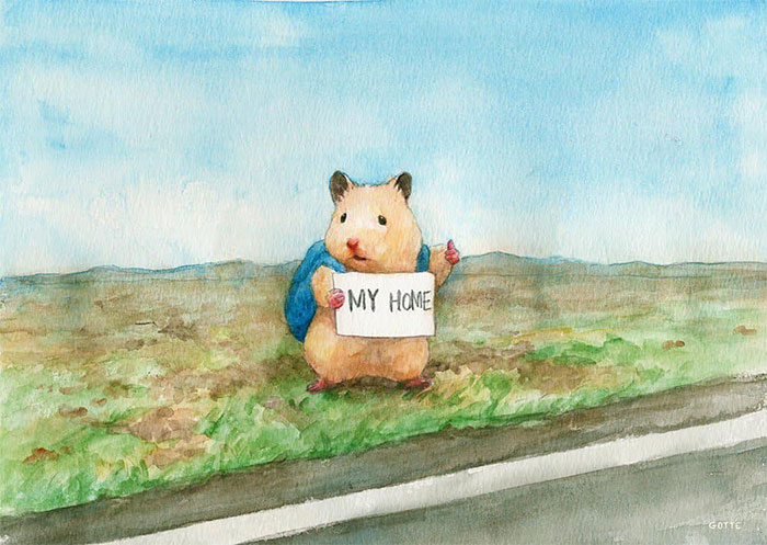 157 More Wholesome Illustrations Of A Hamster Named Sukeroku By Gotte