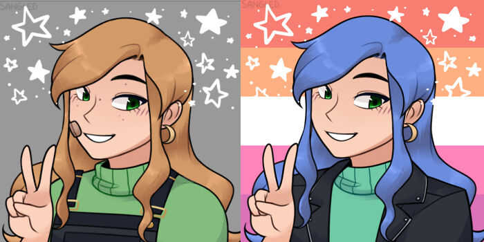 Left Is Current And I Used Picrew