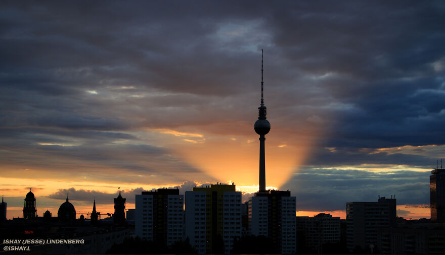 One Year Of Berlin Sunsets From My Window