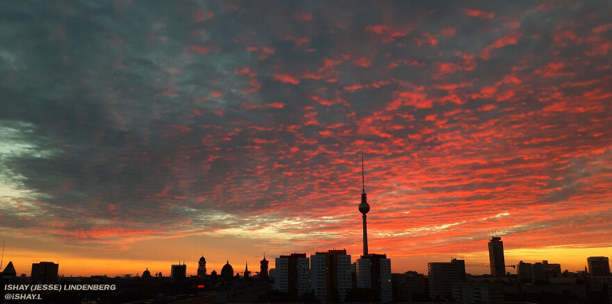 One Year Of Berlin Sunsets From My Window