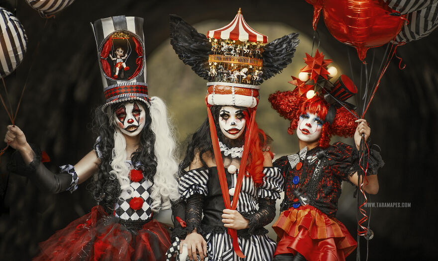 Dark Carnival Themed Photoshoot By Tara Mapes Of Enchanted Eye Creations