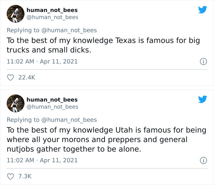 People Are Cracking Up Over This Thread Where A British Person Lists 50 American States And What They're Famous For