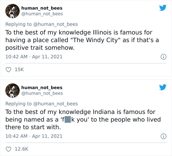 People Are Cracking Up Over This Thread Where A British Person Lists 50 American States And What They're Famous For