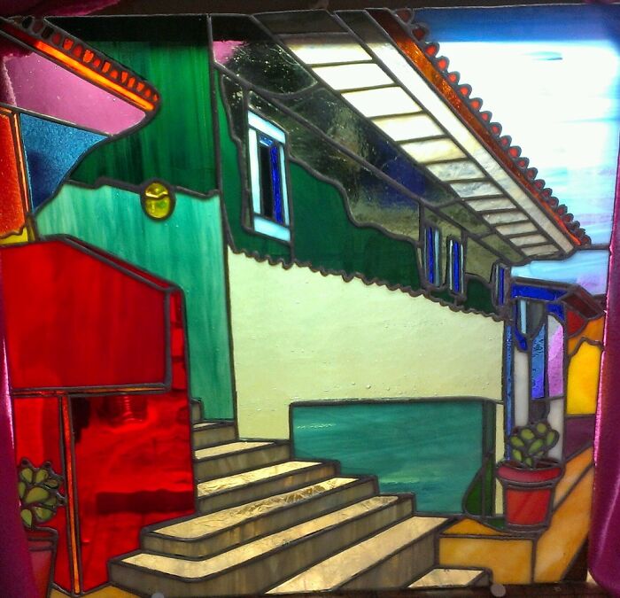 Stained Glass Panel-About 50 Hours