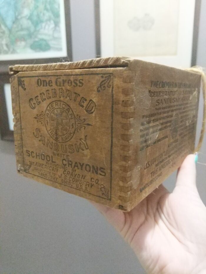Old School Crayon Box. Not Sure Of The Age But Found In My Husband's Grandma's House