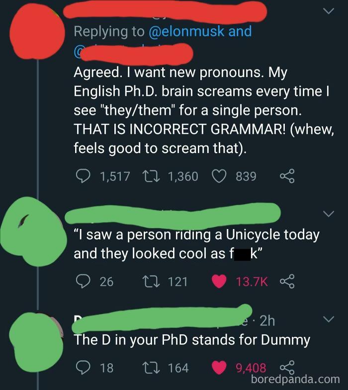 The Use Of Such A Petty Insult Like Dummy Somehow Makes This More Savage???