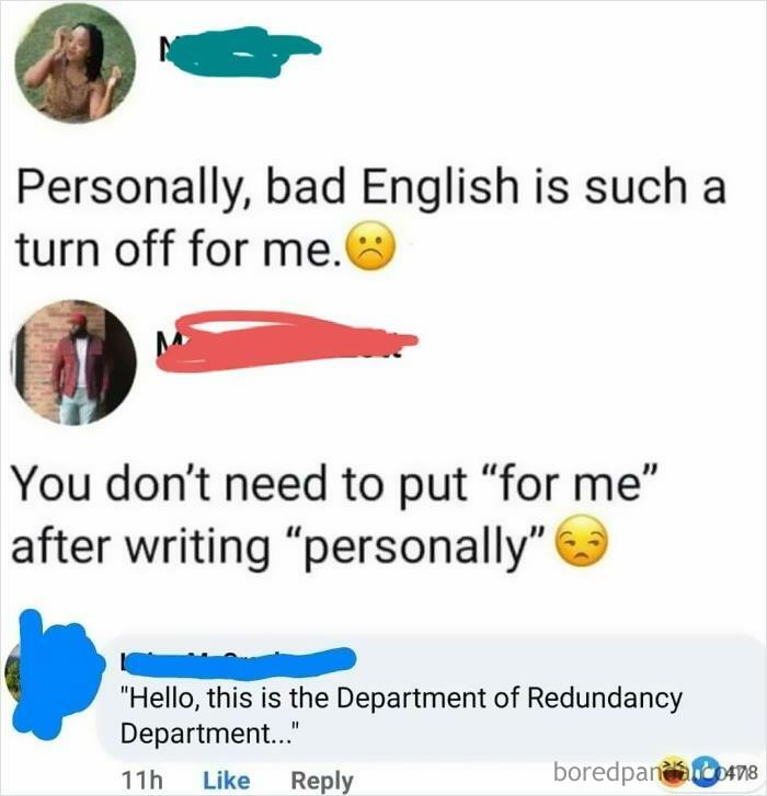 Found On Fb... Personally I Found The Response To Be Quite A Zinger