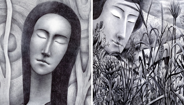 My Abstract Deep Emotional Drawings Using Black Ball Pen