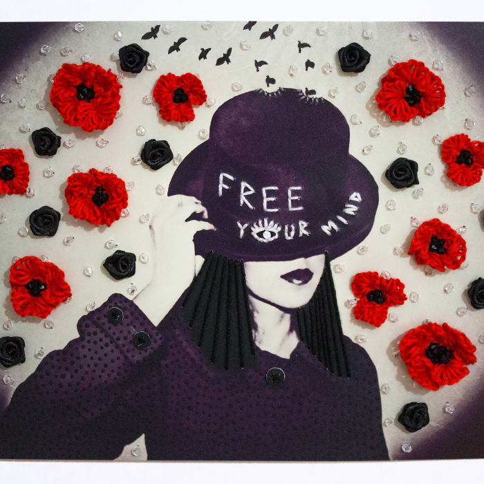 I Combine Photography, Embroidery, Acrylics And Writing To Create Unique And Inspirational Art