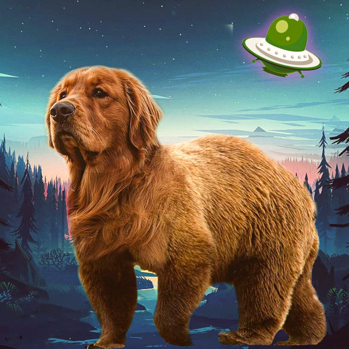 Our Giant Golden Retriever Has Been Our Greatest Photoshop Muse (40 Pics)