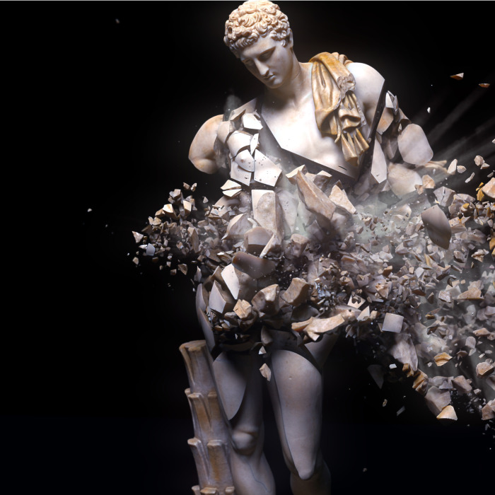 I Made A Thought-Provoking Short Film Showing The Collapse Of Ancient Greek And Roman Statues