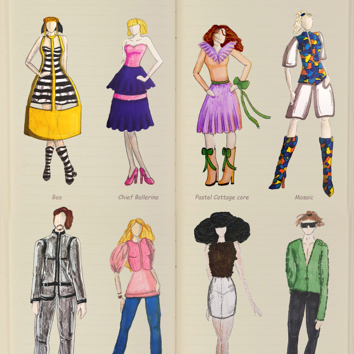 31 Fashion Designs I Made For My Online Fashion Notebook