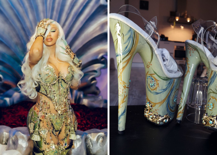 Cardi B Wore My Handmade Porcelain Costume In Her New Video ‘Up’