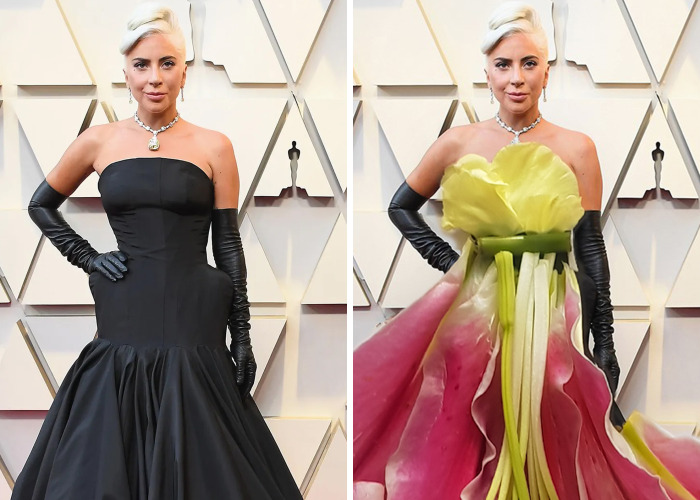 Recreating Celebrity Red Carpet Looks With Flowers