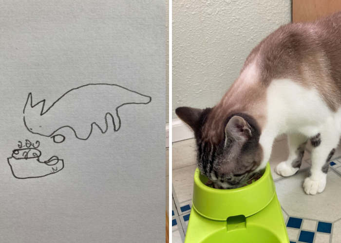 Hey Pandas, Draw An Animal With Your Eyes Closed (Closed)