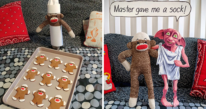 During The Pandemic, I Try To Amuse My Wife With This Sock Monkey, And I Hope It Will Amuse You Too (60 New Pics)