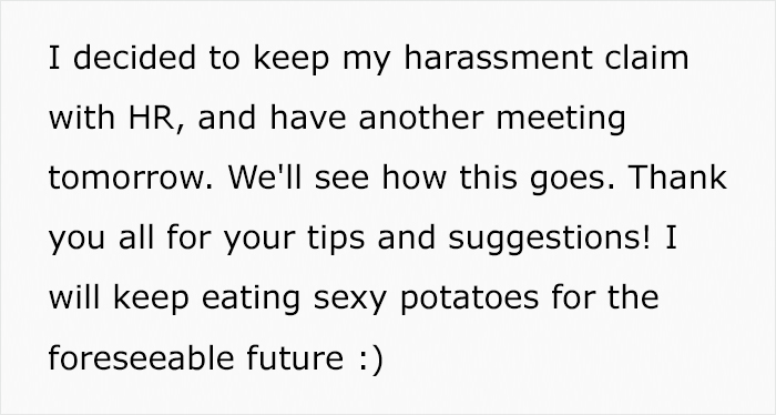 &lsquo;Karen&rsquo; Coworker Reports A Woman For Eating &ldquo;Sexy Potatoes&rdquo; At Work, Office Drama Ensues