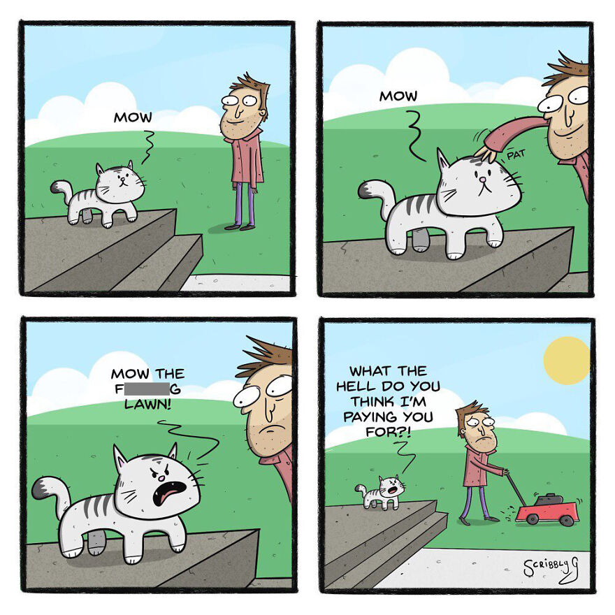 New Hilarious And Dark Comics With A Sudden Twist By Scribbly G