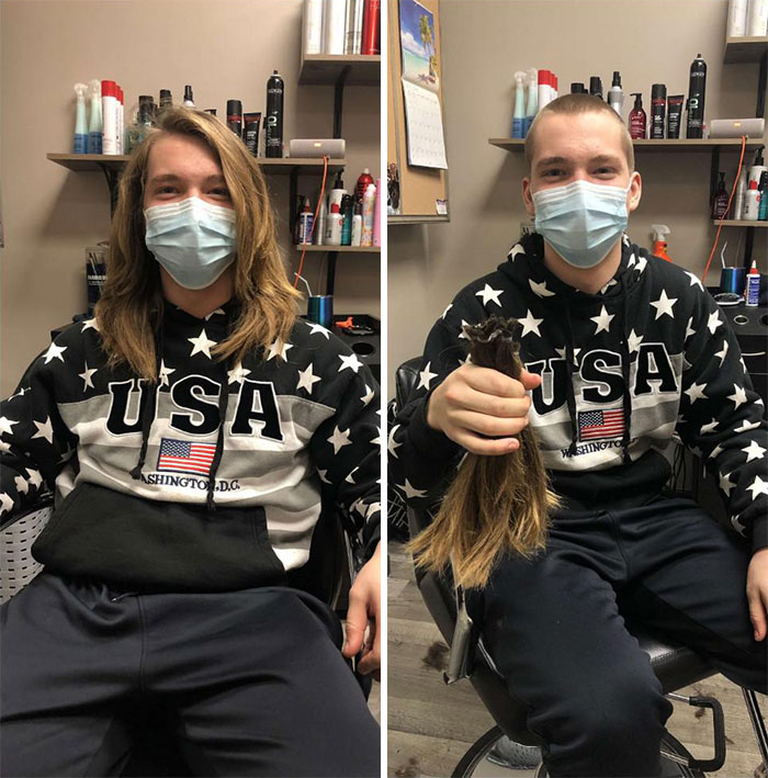 Just Donated My Quarantine Hair! [16y/O]