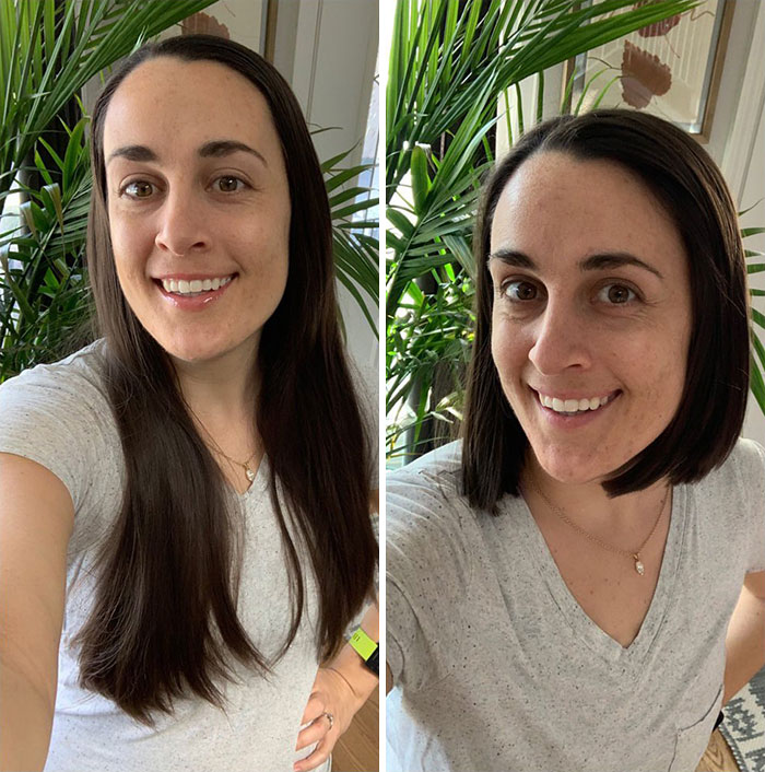 I Cut Off 12 Inches To Donate To Wigs For Kids. This Is The Third Time In My Life I Have Donated Hair