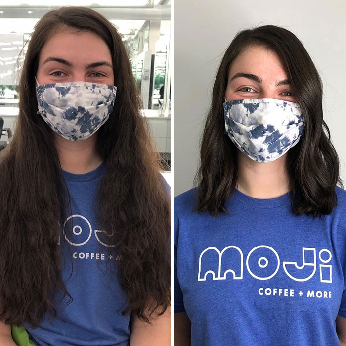 This Sweet Girl Has Been Growing Out Her Hair For Years To Donate And Is Rocking Her New Haircut