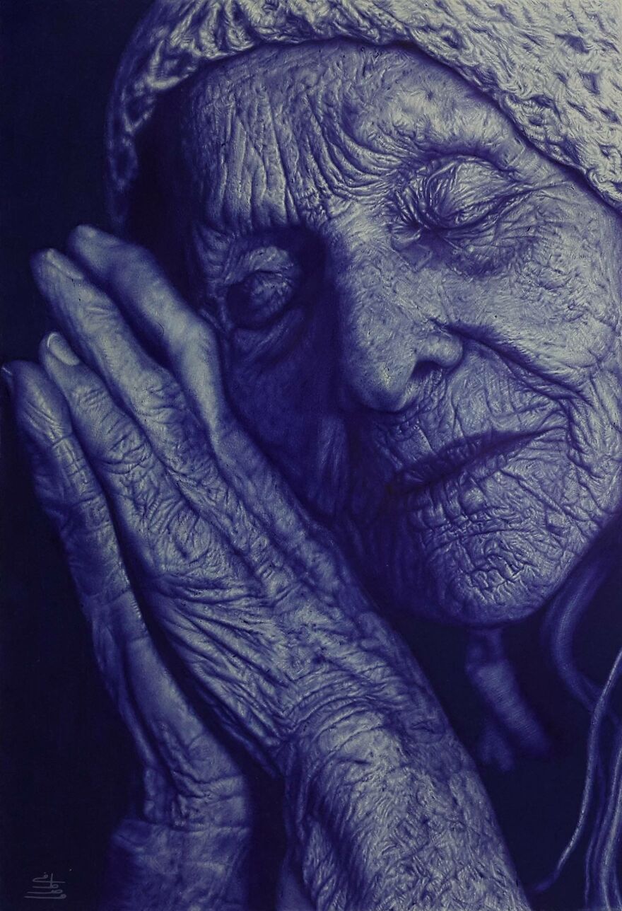 Realistic-Ballpoint-Pen-Drawings-Mostafa-Khodeir