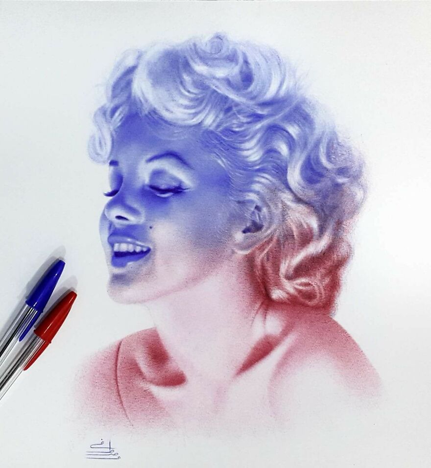Realistic-Ballpoint-Pen-Drawings-Mostafa-Khodeir