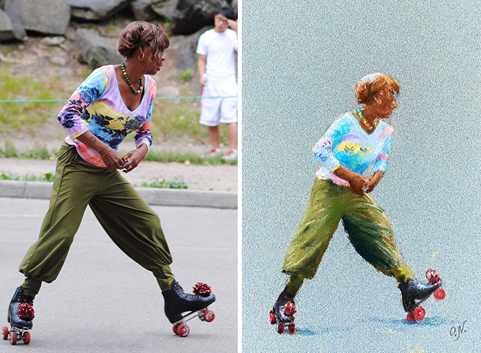 I Photograph New Yorkers And Use These Photos As References For My Drawings (12 New Pics)