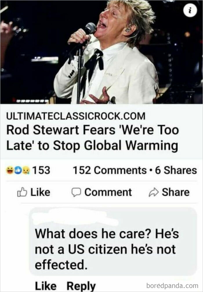 What Does He Care? He's Not A Us Citizen, He's Not Effected