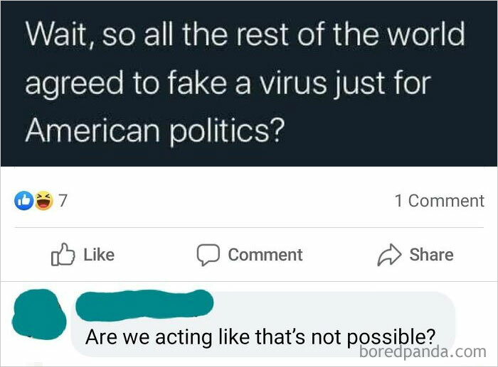 Are We Acting Like That's Not Possible?