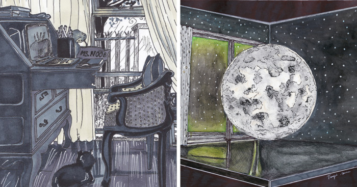 My 10 Illustrations That Express Different Emotional States In Lockdown