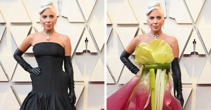 Recreating Celebrity Red Carpet Looks With Flowers