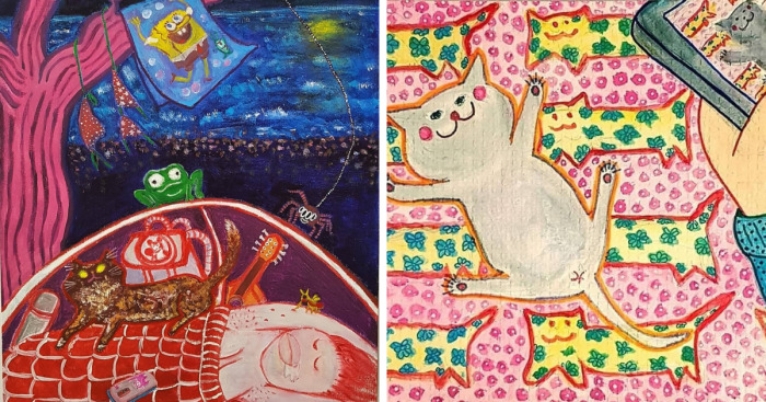 I Paint Funny Lanscapes And Indoor Views