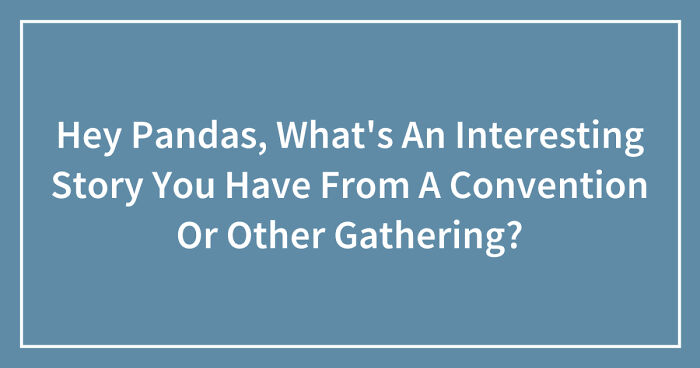 Hey Pandas, What’s An Interesting Story You Have From A Convention Or Other Gathering? (Closed)