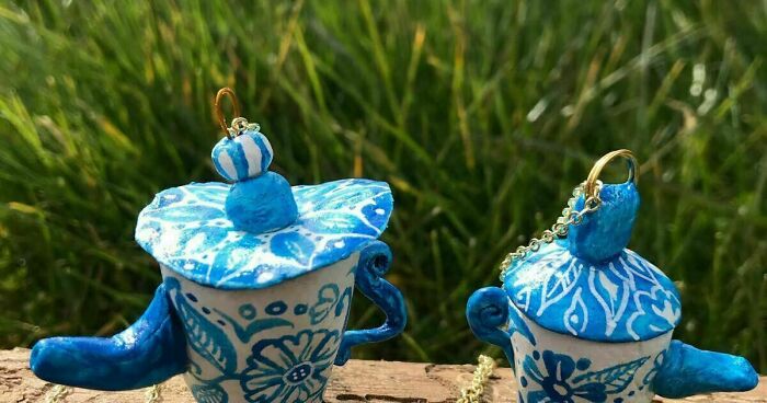 I Made Tiny Wonky Teapot Jewellery To Raise Money For My Cat And Her Stray Friends On The Gili Islands (40 Pics)