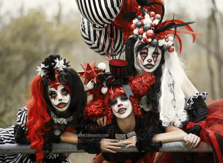 Dark Carnival Themed Photoshoot By Tara Mapes Of Enchanted Eye Creations