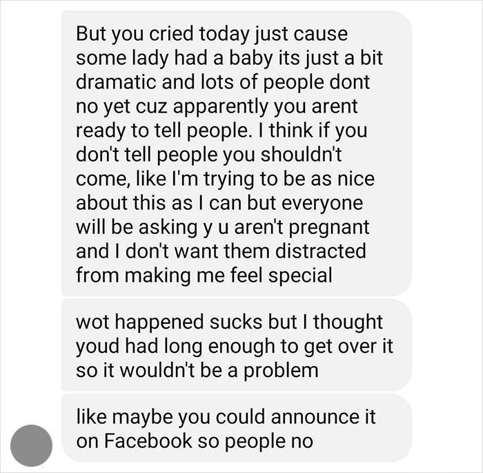 Lunatic Bride Is Scared Her Friend Who Had A Stillbirth Would Steal All The Attention At The Wedding, Gets Dumped By The Groom Lunatic Bride Is Scared Her Friend Who Had A Stillbirth Would Steal All The Attention At The Wedding, Gets Dumped By The Groom