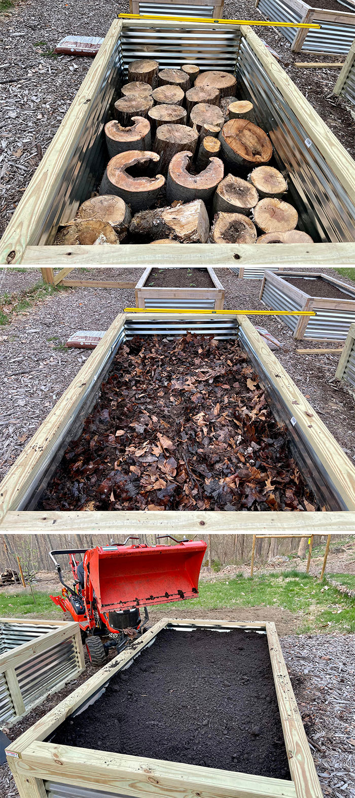 Filling The Raised Beds