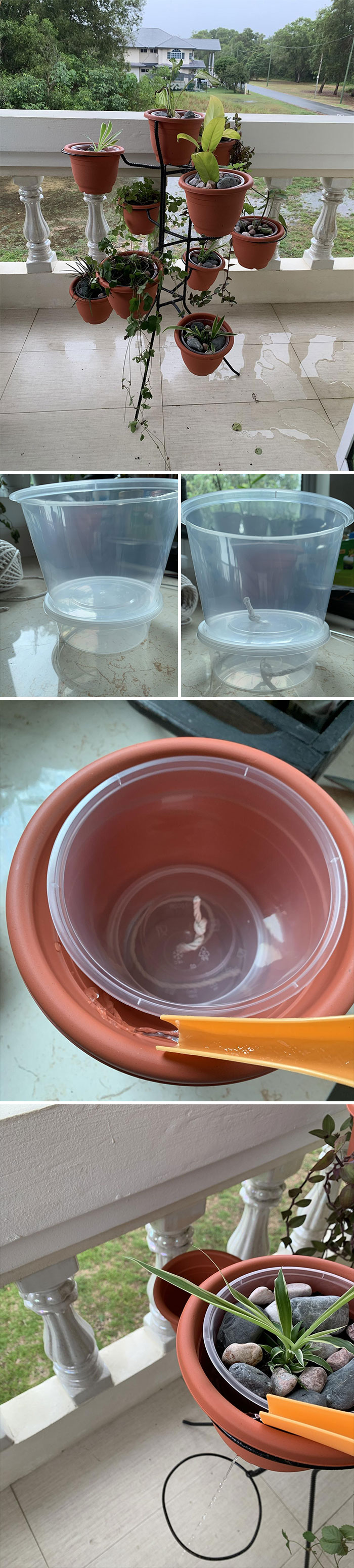 I Made My Own Self Watering Pots