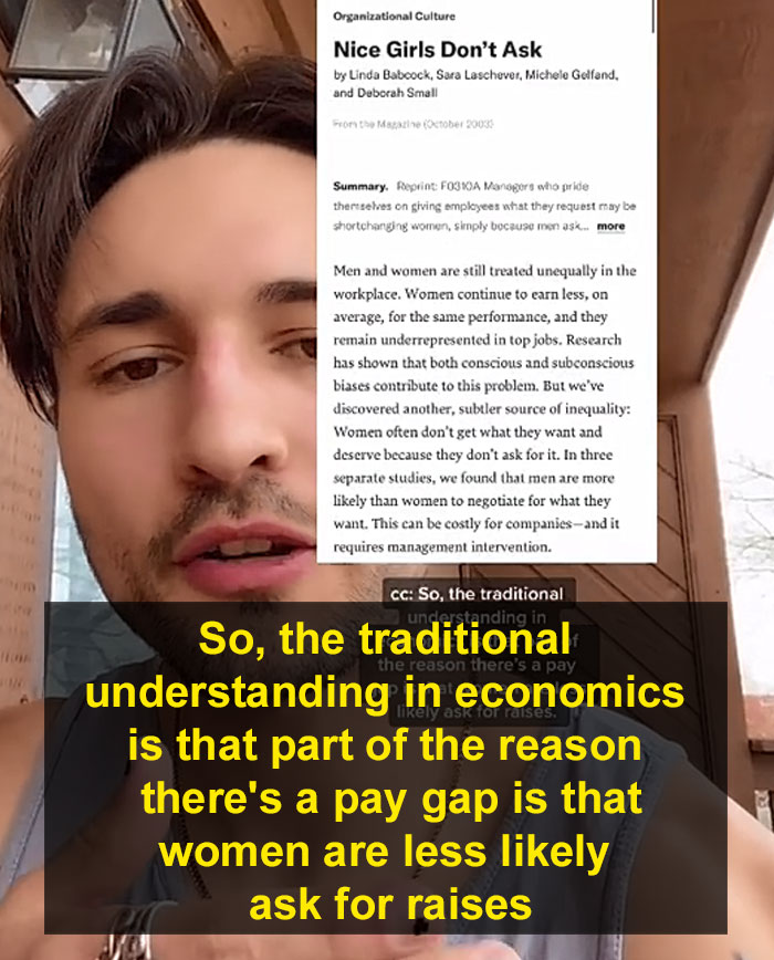 Guy With An Economics Degree Explains The Gender Pay Gap In Less Than A Minute Guy With An Economics Degree Explains The Gender Pay Gap In Less Than A Minute
