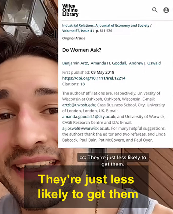 Guy With An Economics Degree Explains The Gender Pay Gap In Less Than A Minute Guy With An Economics Degree Explains The Gender Pay Gap In Less Than A Minute