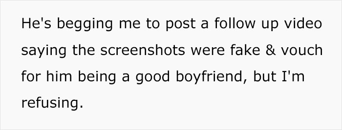 Woman Exposes Her Influencer Boyfriend's Lies, Wonders If She Did The Right Thing