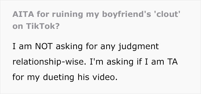 Woman Exposes Her Influencer Boyfriend's Lies, Wonders If She Did The Right Thing Woman Exposes Her Influencer Boyfriend's Lies, Wonders If She Did The Right Thing