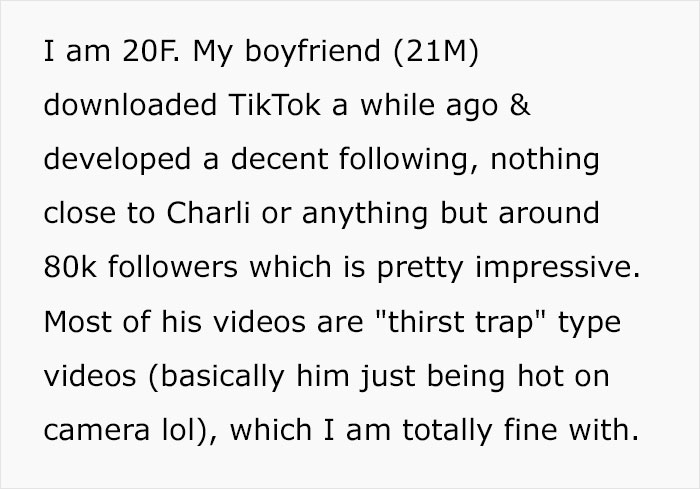 Woman Exposes Her Influencer Boyfriend's Lies, Wonders If She Did The Right Thing