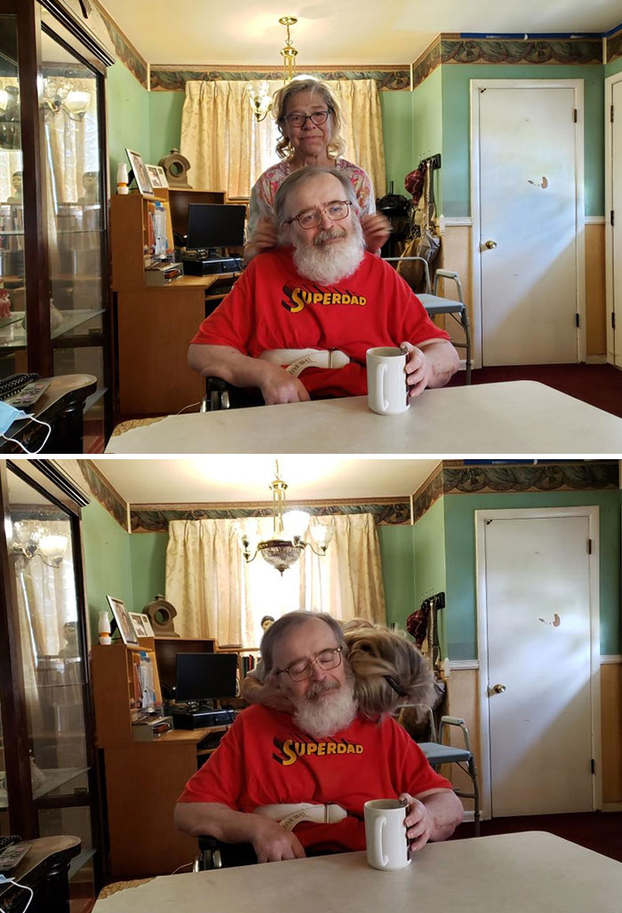 After 100 Days, Dad Is Back. This Is The Longest Mom's Gone Without Seeing Dad Since Second Grade