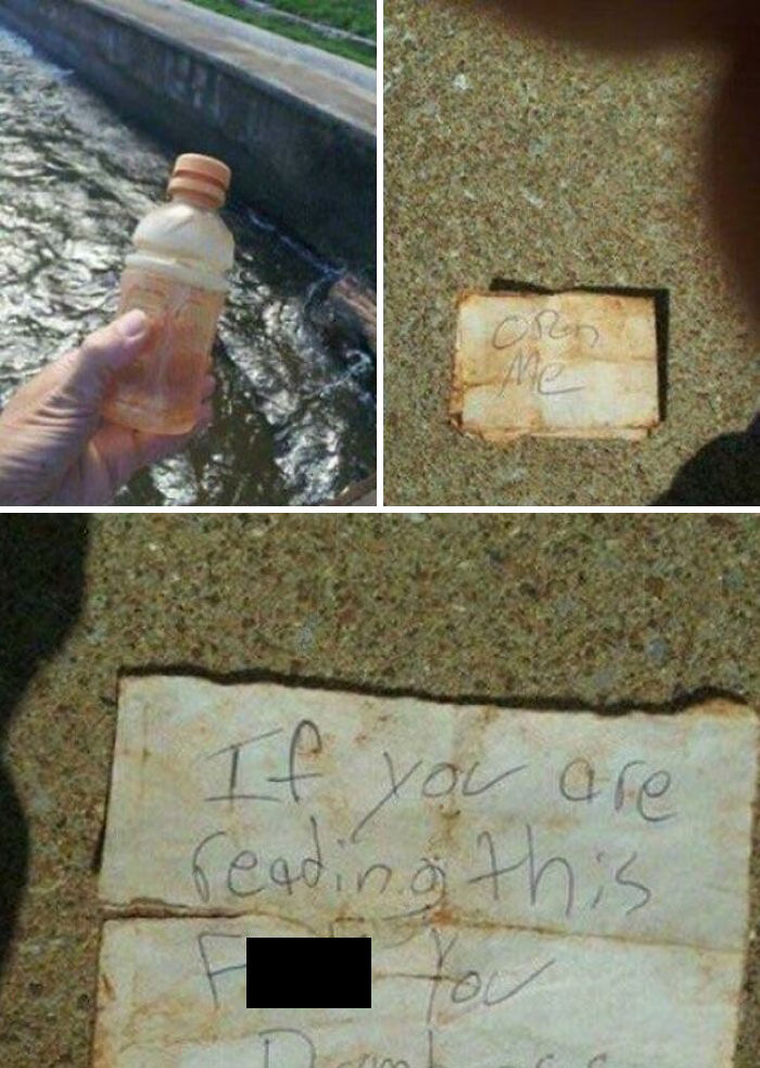 Message In A Bottle...