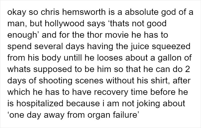 Person Explains How Toxic Hollywood's Male Beauty Standards Are, Others Join In With Examples Person Explains How Toxic Hollywood's Male Beauty Standards Are, Others Join In With Examples