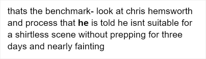 Person Explains How Toxic Hollywood's Male Beauty Standards Are, Others Join In With Examples Person Explains How Toxic Hollywood's Male Beauty Standards Are, Others Join In With Examples