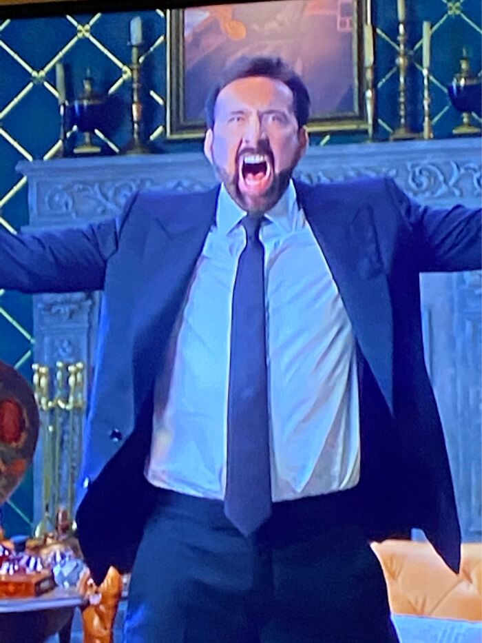 Nic Cage From The History Of Swears (Or Something Like That) On Netflix